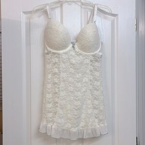Lingerie - Sexy cream colored nightie.
